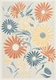 Nourison Home™ Aloha Ivory Rose 5'x8' Style 2 Area Rug-0