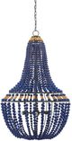 Currey & Company Penelope Blue Chandelier-1