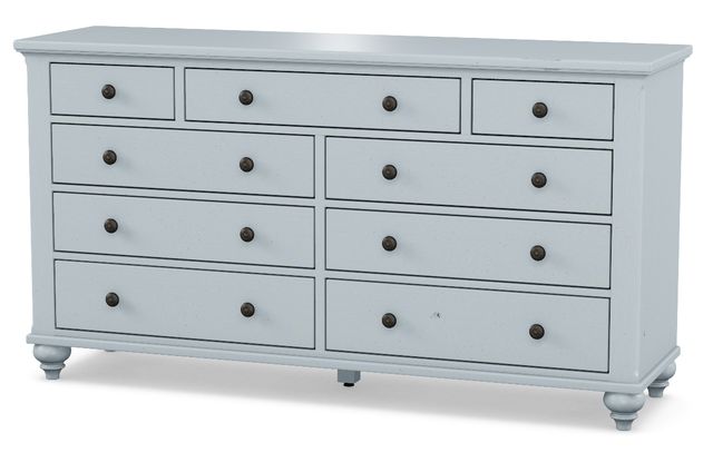 Durham Furniture Hudson Falls Aged Wheat Triple Dresser | Gabriele Floor &  Home Furnishings