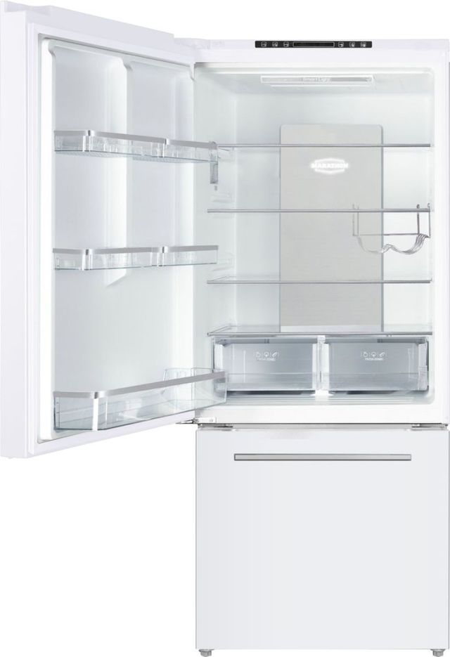 Marathon® 30" 17.9 Cu. Ft. White Counter Depth Bottom Freezer Refrigerator-1