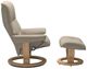 Stressless® by Ekornes® Customizable Mayfair Medium Manual Recliner and Ottoman with Classic Base-2
