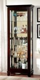 Furniture of America® Ludden Dark Walnut Curio-1