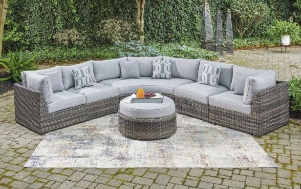 Signature Design by Ashley® Harbor Court 2-Piece Gray Corners-6