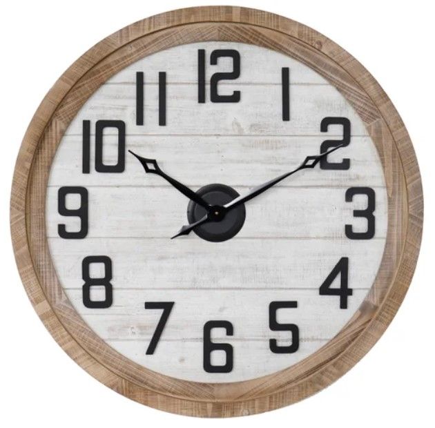 Crestview Collection Time Passes Multi-Colored Wall Clock-0