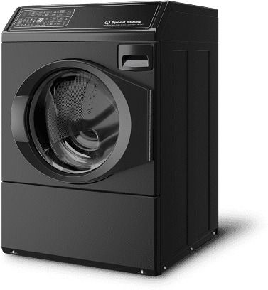 Speed Queen® FF7 3.5 Cu. Ft. Matte Black Front Load Washer-2