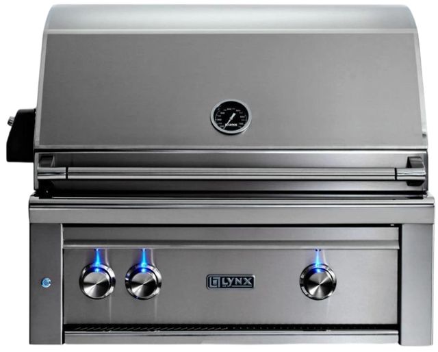 LYNX® Professional 2-Burner Stainless Steel Built-In Natural Gas Grill with Rotisserie and All Ceramic Burners-0