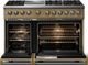 Viking® 5 Series 48" Golden Hour Pro Style Dual Fuel (NG) Range with Brushed Brass Trim-1