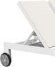 Sunset West Newport Frost Metal Outdoor Adjustable Double Sling Chaise-1