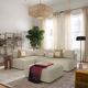 TOV Furniture Hangover 4-Piece Cream Modular Chaise Sectional-1