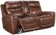 Signature Design by Ashley® Next Move Mahogany Power Reclining Loveseat with Console and Adjustable Headrest-3