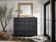 Universal Explore Home™ Modern Farmhouse Rustic Natural Oak Square Mirror-1