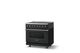 Viking® 5 Series 36" Antique Bronze Pro Style Induction Range with Polished Chrome Trim-2