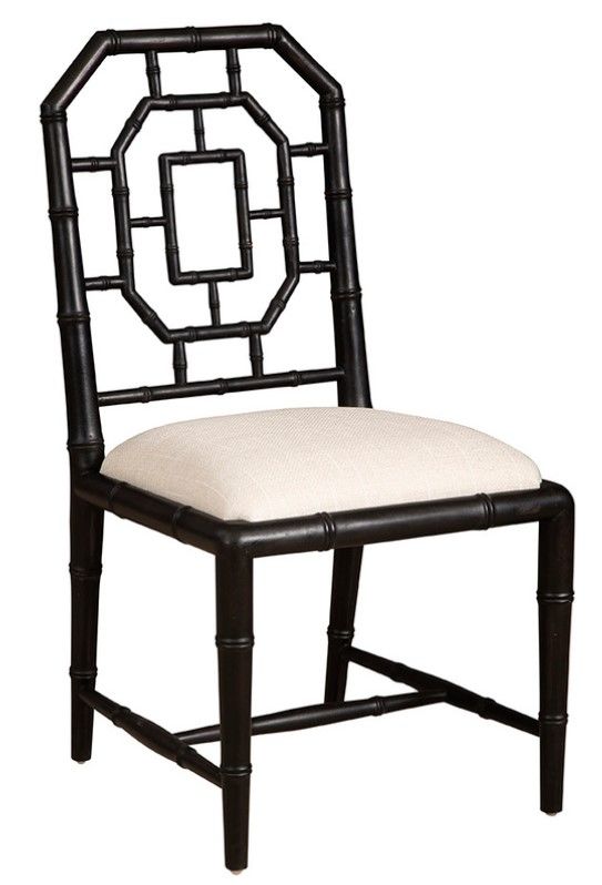 Furniture Classics Lahara Black/White Dining Side Chair-0