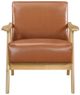 Homelegance® Damala Matt Brown/Natural Accent Chair-2