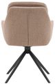Dovetail Furniture Ravena 2-Piece Black/Sand Dining Chair Set-3