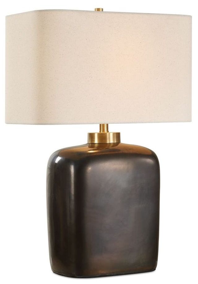 Uttermost® Quentin Dark Bronze Table Lamp-0