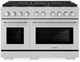 ZLINE Paramount 48" Satin Stainless Steel Pro Style Dual Fuel Range-0