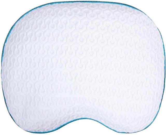 BEDGEAR® Blue/White Pulse Performance 0.1 Standard Youth Pillow-3