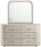Coaster® Sonya Upholstered Ivory Bedroom Dresser with Mirror-1