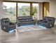 Steve Silver Co. Luna Charcoal Leather Power Reclining Set-2