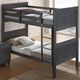 Furniture of America® Griffin Charcoal Brown Twin Panel Bed-0