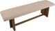 Magnussen Home® Marcel Beige/Harvest Brown Bench with Upholstered Seat-4