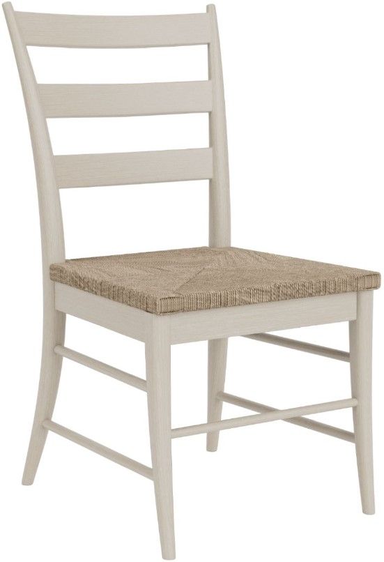Riverside Furniture Laguna 2-Piece Drift Rush Seat Dining Side Chair Set-1