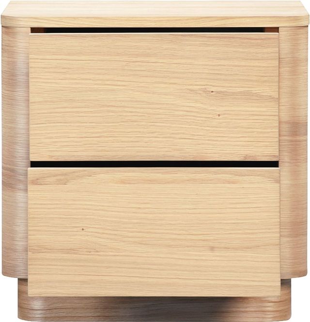 Moe's Home Collection Round Off Natural Oak Tall Nightstand-3