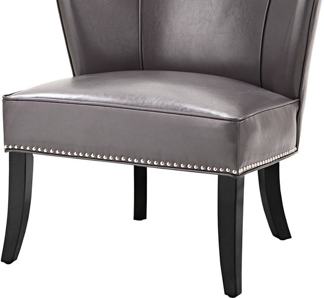 Olliix by Madison Park Grey Hilton Armless Accent Chair-3