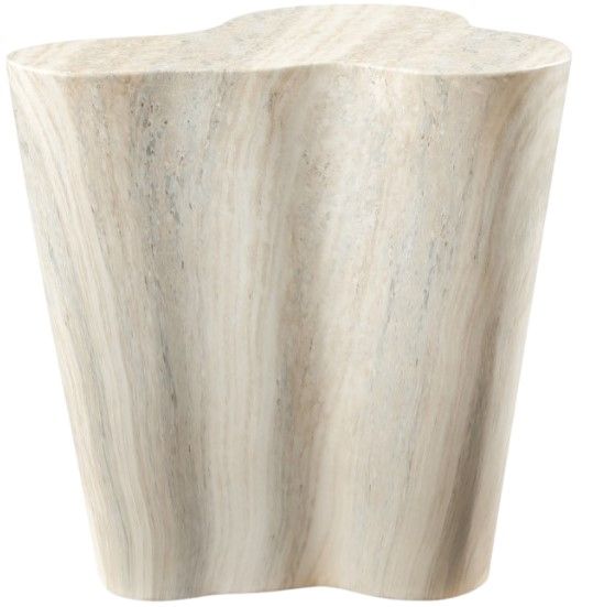 Meridian Furniture Monza Travertine End Table-0
