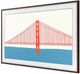 Samsung The Frame Customizable 75" Modern Brown Bezel-1