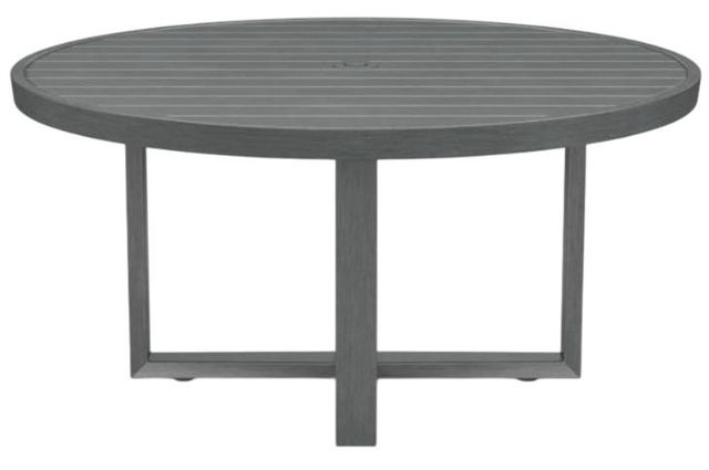 Sunset West Redondo Slate Metal Outdoor Dining Table-1