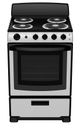 GE 24" Stainless Steel Slide In Electric Range-0