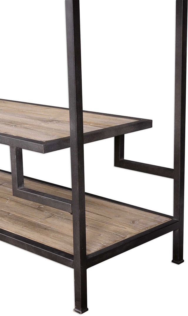 Uttermost® Sherwin Aged Black Etagere-4