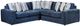 Fusion Furniture 3-Piece Elise Ink L-Shape Sectional-0