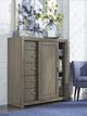 aspenhome® Modern Loft Graystone Sliding Door Chest-4