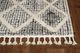 KAS Rugs Willow Charcoal Diamonds 5'x8' Area Rug-1