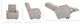 La-Z-Boy® Hawthorn Dove Power Wall Recliner with Headrest and Lumbar-5