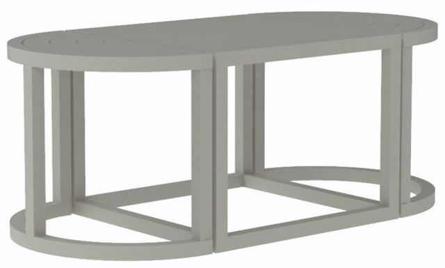 Lane Venture® Contempo Gray Tea Table-0