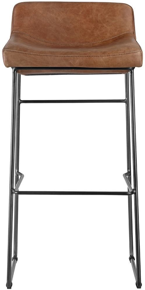 Moe's Home Collection Starlet 2 Piece Cappuccino Bar Stool-0