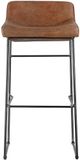 Moe's Home Collection Starlet 2 Piece Cappuccino Bar Stool-0