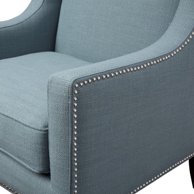 Olliix by Madison Park Blue Barton Wing Chair-3