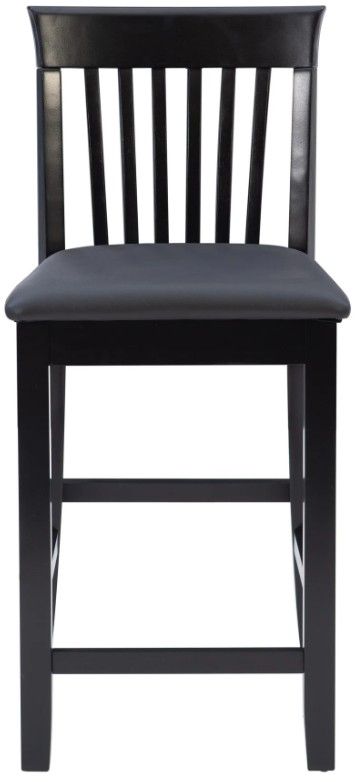 Linon Torino Black Mission Counter Stool-3