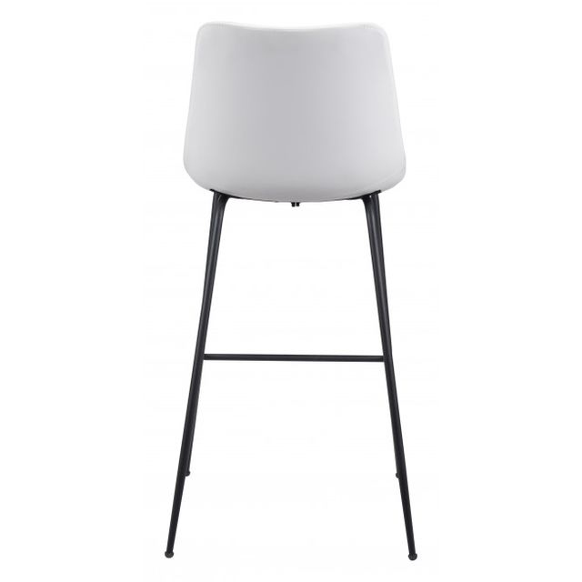 Zuo® Modern Byron White Bar Chair-2