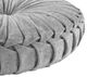 Olliix by Intelligent Design Loretta Grey 22" Diameter x 6" Poly Chenille Round Floor Pillow Cushion-2