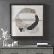 Olliix by Madison Park Auric Beam Black Abstract Gold Foil Framed Embellished Canvas-3