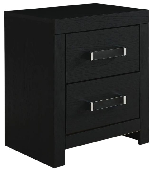 Signature Design by Ashley® Maeling Black Nightstand-0