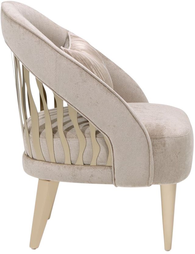 Michael Amini® La Rachelle Medium Champagne Accent Chair-2