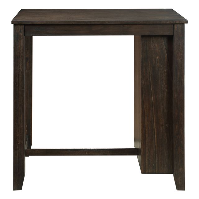 Mazin Furniture Giorno 3-Piece Beige/Dark Cherry Counter-Height Dining Set-1