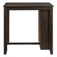 Mazin Furniture Giorno 3-Piece Beige/Dark Cherry Counter-Height Dining Set-1